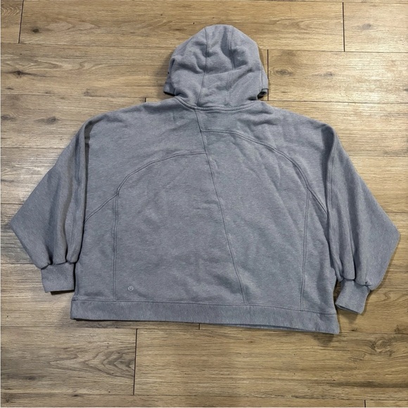 Lululemon Broken Beats Hoodie In Heathered Glacier Grey Women’s M/L Thick Square - Picture 6 of 7